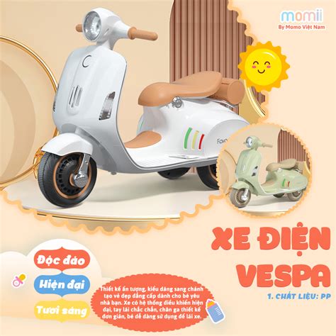 Xe điện Vespa CÔNG TY TNHH SẮC MÀU MOMO