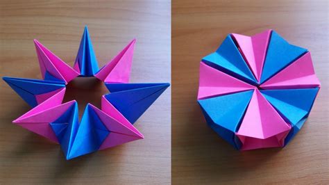 DIY How To Fold an Easy Origami Magic Circle Fireworks. Fun Paper Toy Not Only For Kids DIY How ...