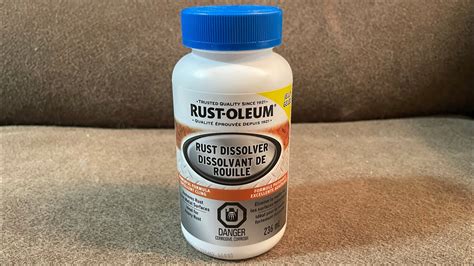 Rustoleum Rust Dissolver Gel Review - YouTube