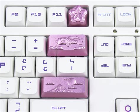 Cherry Blossom Pink Metal Keycaps ESC Enter Backspace Placekey | Etsy | Keyboard, Logitech ...