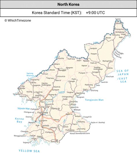 North Korea Time Zone - WhichTimezone