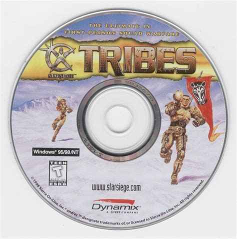 Starsiege: Tribes (1998) Windows box cover art - MobyGames