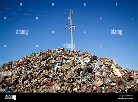 Pile of waste and trash for recycling or safe disposal, Great for ...