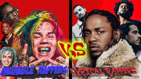 Mumble Rappers V.S. Lyrical Rappers: Who Wins?!? - YouTube