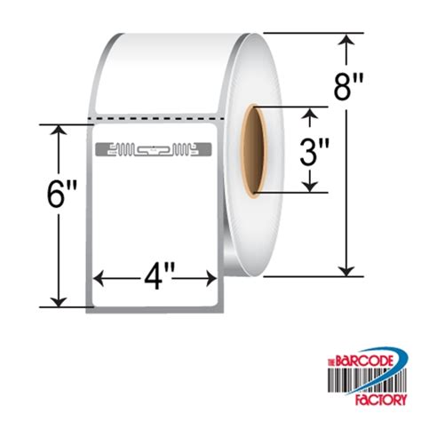 10036473 - Zebra 4 x 6 Thermal Transfer RFID Label