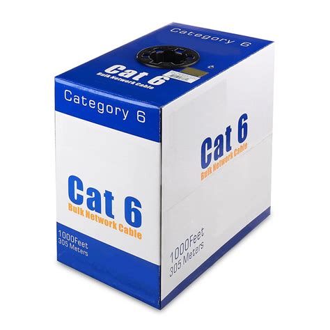 1000F Cat 6 Cat Ethernet Bulk Cable Network Wire RJ45 Lan 300M 300 M ...