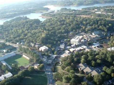 Aerial of Clemson University - YouTube