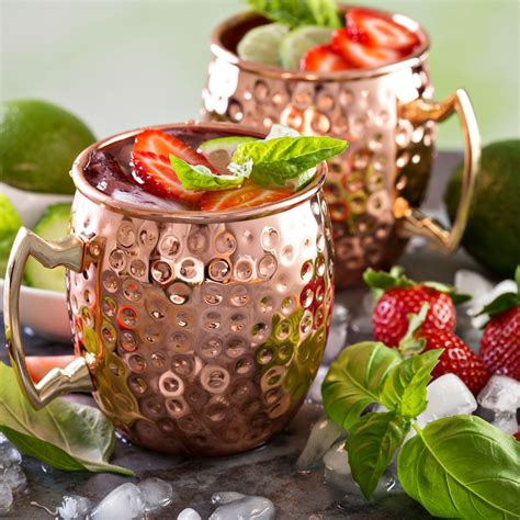 Strawberry Moscow Mule {Best Moscow Mule Recipe}