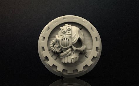 3D print model Adeptus Mechanicus Logo | CGTrader