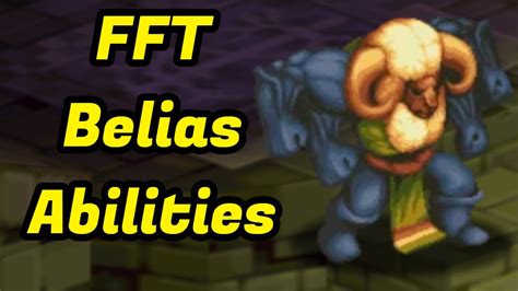 Final Fantasy Tactics Belias All Abilities - YouTube