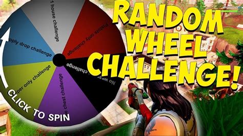 FORTNITE WHEEL OF CHALLENGES!!! - YouTube