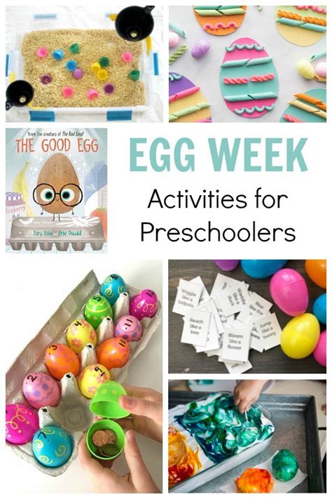 Egg Week for Preschoolers Featuring the Good Egg