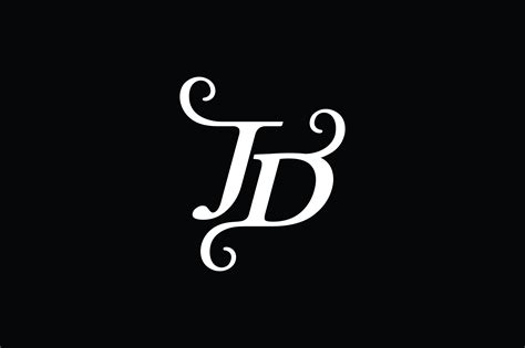 Monogram JD Logo V2 Graphic by Greenlines Studios · Creative Fabrica