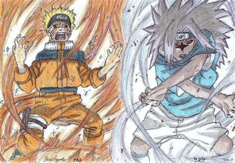 Naruto vs Sasuke by delboysb91 on DeviantArt