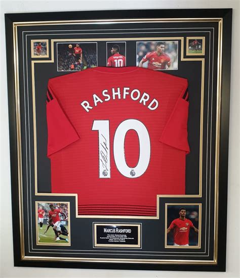 Marcus Rashford Signed Manchester United Shirt Framed – Experience Epic