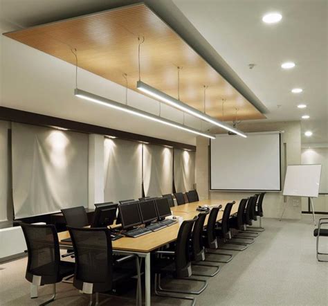 up and Down Lighting Linear LED Light for Office, Meeting Room with 35*70mm Size 0~10V Dali ...