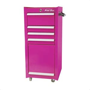 Pink Box PB1804R | Rolling Pink Tool Cart | Pink Tool Storage