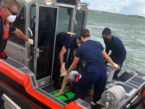 Coast Guard Rescues Man Injured By Boat Propeller In Sand Key ...