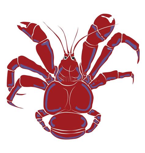 Coconut crab illustration stock vector. Illustration of crustacea - 87064701