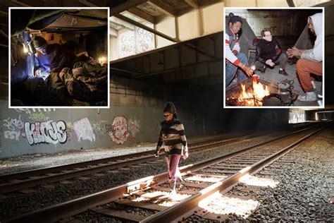 Inside the dark tunnels beneath New York City where homeless people ...