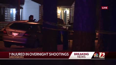 2 - Greensboro overnight shootings end with 7 hurt; crime scenes 5 minutes apart