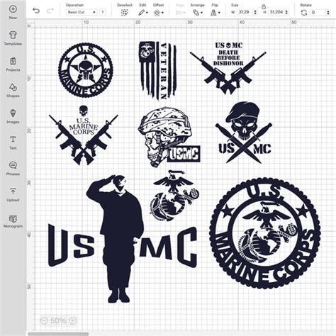 USMC Logo SVG - Inspire Uplift