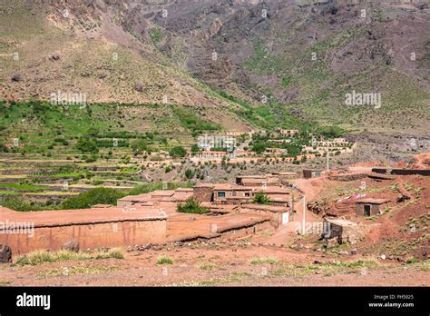 Berber village in Atlas mountains,Morocco Stock Photo - Alamy