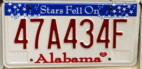 'Stars Fell on Alabama' license plates still on the road - al.com