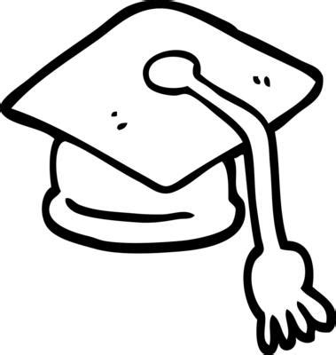 Graduation Black And White Vector Art, Icons, and Graphics for Free ...