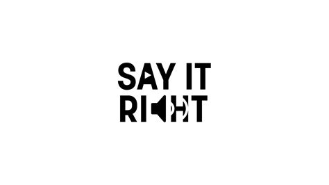 Say it Right - Mountview Academy of Theatre Arts