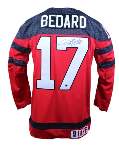 Connor Bedard Autographed Team Canada Jersey - Razilia