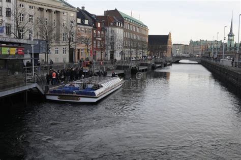 TOURIST ENJOY CANAL TOUR IN COPENHAGEN Editorial Photography - Image of ...