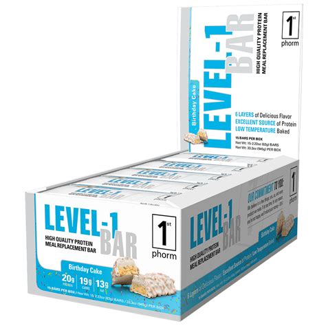 Buy 1st Phorm Level-1 Bars In The UK & EU | A-List Nutrition – A-List ...