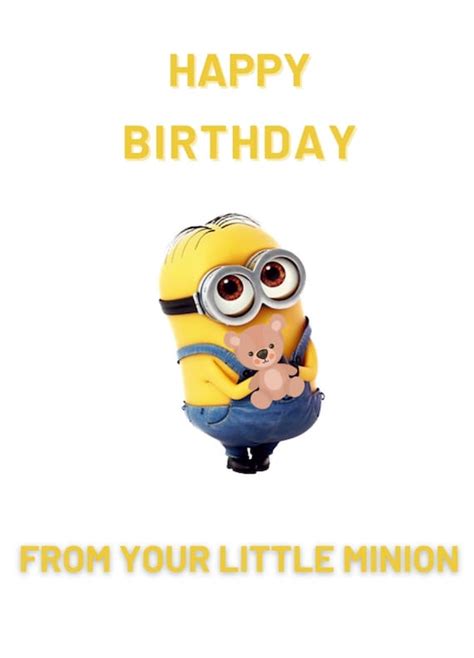 Minion Happy Birthday To You