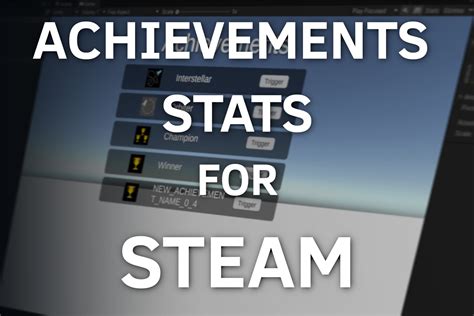 Achievements & Stats for Steam | Integration | Unity Asset Store