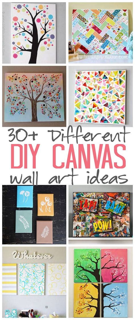 Diy Canvas Art Ideas Pinterest - Foroe Spiritual