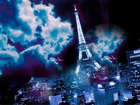 Tour Eiffel - Paris - Nuit - Wallpaper - Free - Le Monde des Gifs ...