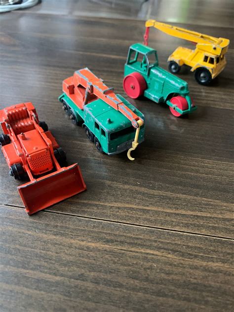 Set of 4 Matchbox Construction Vehicles - Etsy