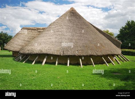 house, building, stone age, wooden, ancient, iron age, home, house ...