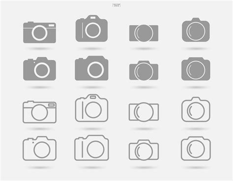 Camera sign and symbol. Photo icon or image icon. Vector. 3543353 ...