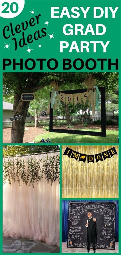 Grad Party Photo Booth Ideas - Easy DIY Photo Booth Hacks You'll Love ...