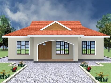 Simple 2 Bedroom House Plans in Kenya | HPD Consult