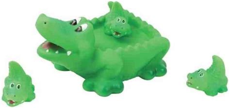 Amazon.com: Playmaker Toys Rubber Alligator Crocodile Family 🛁 Bathtub Toy Pals Also A Great Pet ...