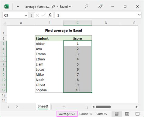 How To Calculate Average In Excel Formula