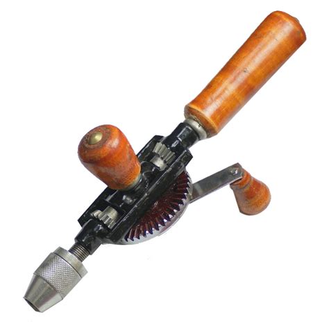 New Hand Drill 8mm Chuck Hand Tools Double Pinion Wood Side Turn Manual DIY | eBay