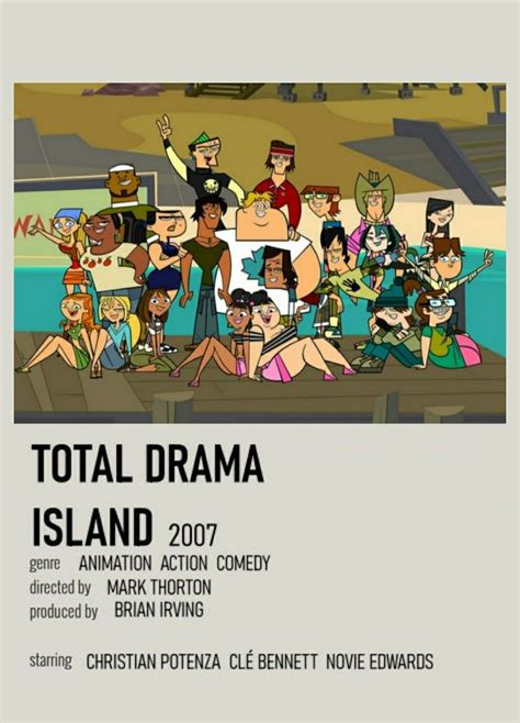 Total drama island poster | Total drama island, Movie posters ...