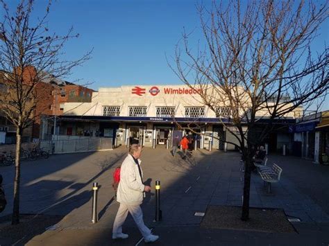 Map of Wimbledon station, London