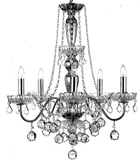 Drawing Of A Chandelier