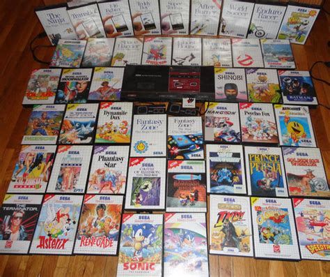 My Sega Master System collection (part 1 of 2) by Alex-tout-court on deviantART