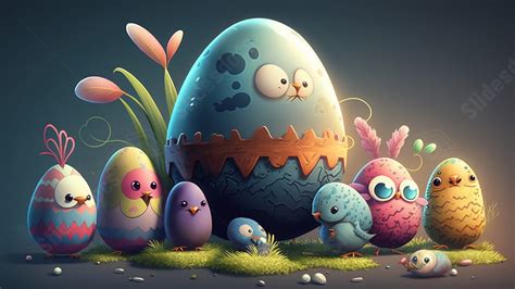 Eggs For Easter Joy Powerpoint Background For Free Download - Slidesdocs